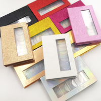 Boîte à cils professionnelle personnalisée, cils de vison 3D, étiquette privée, distributeur de faux-cils, emballage, boîte à cils scintillante