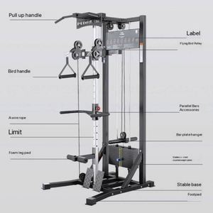 USA Mairun Commercial Multi-Functional Steel <b>ABS</b> Engineering Plastic Cable Crossover Trainer Machine-Portable Durable - Product Image 6