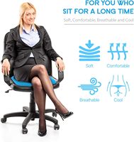 Coussins lombaires en silicone personnalisés avec logo, coussins de siège pour chaise de bureau, fauteuil roulant et siège de voiture - Coussin de siège en gel respirant et doux