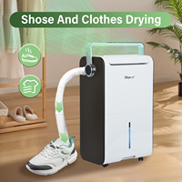 DYD-M28A 28L Deshumidificador Doméstico Portátil Inteligente con Control Wifi para Secar el Aire en el Hogar, para Sala de Estar