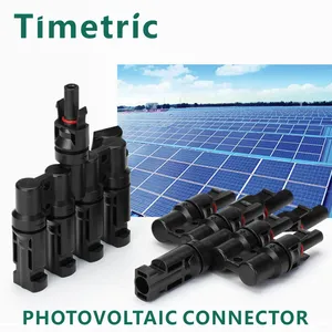 T3 सौर फोटोवोल्टिक कनेक्टर सौर पीवी सौर फाड़नेवाला करने के लिए प्लग 1000VDC निविड़ अंधकार कनेक्टर के लिए 30A सौर फोटोवोल्टिक पैनल