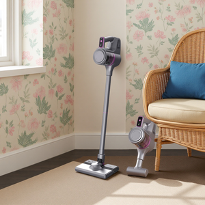 Aspiradora Inalámbrica 5 en 1 <span class=keywords><strong>de</strong></span> Gran Potencia, Aspiradora <span class=keywords><strong>de</strong></span> Mano para Auto, Ultra Silenciosa, Eliminador <span class=keywords><strong>de</strong></span> Ácaros, Herramienta para Pelo <span class=keywords><strong>de</strong></span> Mascotas, para el Hogar - Product Image 1