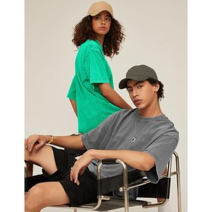 FOXA Paquete de 3 Camisetas Oversize para Hombre, Estilo Acid Washed, Unisex, Corte Holgado, Manga Corta, Casual, Streetwear, Básicas - Product Image 4