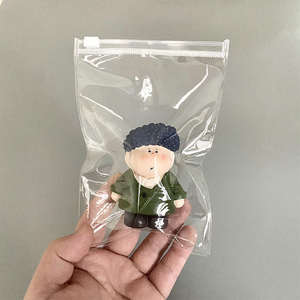 Small Heat Resistant Recyclable PVC Resealable Zipper Top Bags for Jewelry Earrings <b>Glasses</b> Clothing Packaging with Custom Logo - Product Image 5