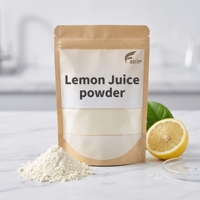 Fairir Poudre de jus de citron 100% pure et naturelle, soluble dans l'eau, en gros, pour jus de citron instantané