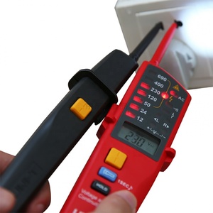 Comprobador de Continuidad de Voltaje Uni-t Serie UT18 IV 600V IP65 RCD Rotación de Fase OEM Personalizable LCD 58x36mm PVC Rojo 1 Año de Garantía - Product Image 4