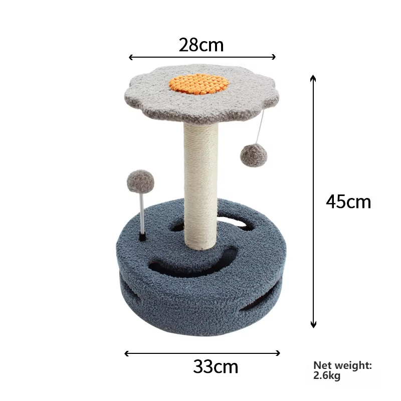 cat scratcher L blue