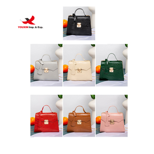 Bolso de Hombro Cuadrado de Piel Sintética Genuina con Patrón de Cocodrilo, Nuevo y a la Moda, para Dropshipping, Portátil, de un Solo Hombro o Cruzado - Product Image 2