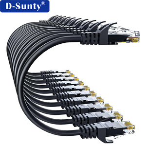 สายเคเบิลเครือข่ายกลางแจ้ง ความยาว 1 ม./5 ม./30 ม./100 ม. ความเร็วสูง 1Gbps 26AWG ทองแดงเปลือย ROHS Cat6 UTP/FTP/SFTP สายอินเทอร์เน็ต RJ45 สำหรับพีซี - Product Image 2