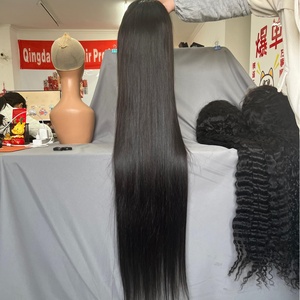 Cabello Brasileño Real HD para Peluca 13x6 de 36 Pulgadas, Negro Natural, Remy para Mujer, con Cabello de Bebé, 4 Texturas Disponibles - Product Image 6