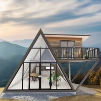 Maison préfabriquée de luxe personnalisable et assemblable, certifiée HCD, fournisseur UE, livraison en deux parties