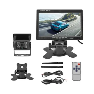 2.4Ghz Digitale Draadloze Auto Achteruitkijk Systeem Heavy Duty Camera Monitor Kit Zonder Reverse Signaal Vertraging Real Time Reverse Afbeelding M