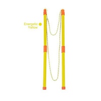 Baguette à bulles géante à double barre avec cordon, détachable, pour performance, accessoire de spectacle, jouet pour faire des bulles géantes en extérieur