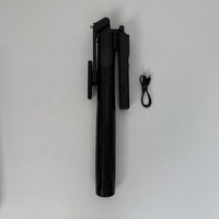 Perche à selfie avec suivi du visage par IA, rotation à 360°, stabilisateur intelligent, trépied pour téléphone en alliage d'aluminium avec télécommande sans fil