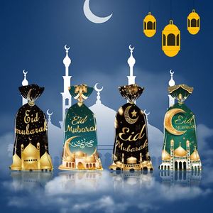 Bolsas de Papel para Regalos de Eid Mubarak, Bolsas para Dulces, Decoración para Fiestas Musulmanas Islámicas - Product Image 3