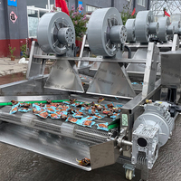 Machine de pasteurisation à bain-marie continu pour aliments, légumes, fruits, lait en sachet, jus, nouilles, machine de refroidissement