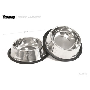 Ciotola per cani in acciaio inossidabile 38cm-accessori per animali domestici - Product Image 1
