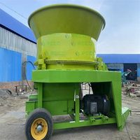 Électrique et diesel à grande échelle alimentation du bétail herbe balles de foin pâturage fourrage hachoir rotatif broyeur à marteaux broyeur déchiqueteuse