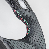 Volant de changement de vitesse intelligent à LED adapté au volant en Fiber de carbone véritable à échappement Lamborghini gallaldo