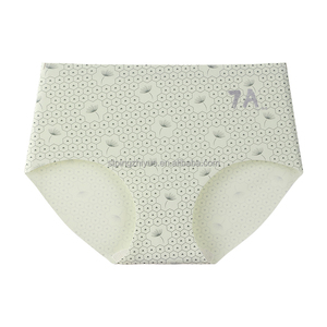 Culotte en soie glacée à changement de température femmes 7A protection antibactérienne culotte pour <span class=keywords><strong>femme</strong></span> haute élastique sous-vêtements pour femmes - Product Image 4