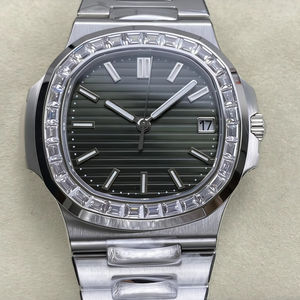 Reloj Mecánico Impermeable de Súper Calidad, 40 mm, Fábrica DDF, Movimiento ETA 330, Grosor 8.3 mm, 5711, con Diamantes en Forma de T - Product Image 1