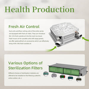 Climatiseur cassette Puremind à vitesse fixe 18K-60K BTU R410A, refroidissement uniquement, avec télécommande, pour restaurants et cafés - Product Image 6