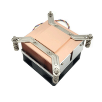 Refroidisseur d'air pour serveur COOLSERVER LGA2011 2U3CC-S, refroidissement du processeur avec ventilateur silencieux à refroidissement par air pour boîtier d'ordinateur, dissipateur thermique en cuivre et aluminium