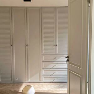 <span class=keywords><strong>Armoire</strong></span> française de haute qualité Vêtements modernes Armoires personnalisées Placards simples mais chics - Product Image 4