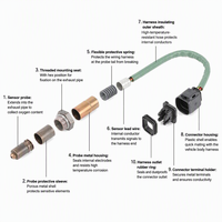 Sonde d'oxygène automobile pour Mercedes-Benz, pièce de rechange, capteur O2 d'échappement A0085426918 A0085423318