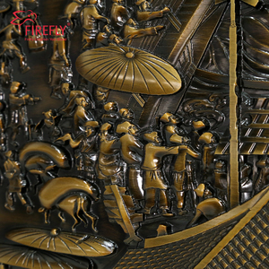 Custom <strong>Outdoor</strong> Photo Relief Embossed 3D Brass <strong>Plaque</strong> Cast Bronze <strong>Memorial</strong> <strong>Plaque</strong> - Product Image 3