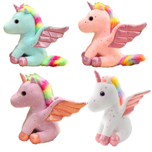 Lindo Peluche de Unicornio para Niñas, Regalo de Cumpleaños Suave para Bebés, Hermoso Animal de Peluche Cosido - Product Image 1