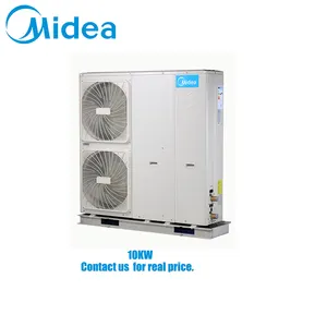 Midea 10kw monoblock central air source inverter heating pumps high temperature water heater