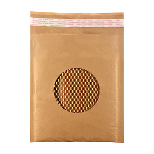 Bolsas de Correo Acolchadas de Papel Kraft con Diseño de Panal, Tamaño Personalizado de Fábrica, Precio al por Mayor - Product Image 1