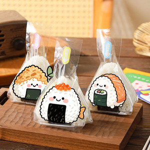 <span class=keywords><strong>Sacchetti</strong></span> per Onigiri in Stile Giapponese, Confezione da 100 Pezzi, <span class=keywords><strong>Sacchetti</strong></span> in <span class=keywords><strong>Plastica</strong></span> per Alimenti Adatti al Microonde - Product Image 3
