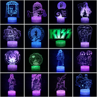 Lampe de table créative 3D en acrylique, lampe de noël décorative pour chambre d'enfant, veilleuse personnalisée avec photo