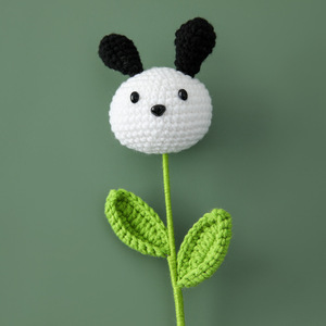 Día de San Valentín hecho a mano simulación lana ganchillo flor dibujos animados Animal ramo cerdo <span class=keywords><strong>Panda</strong></span> conejo gatito muñeca <span class=keywords><strong>Gif</strong></span> para niños - Product Image 2