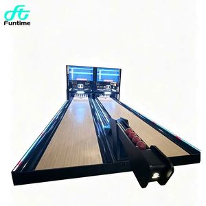 Machine de bowling miniature commerciale à double allée Funtime pour centre de divertissement familial et salle de jeux FEC - Product Image 5