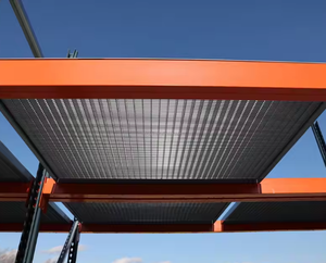 高容量亜鉛メッキ鋼格子棚工場直接腐食防止床 & 倉庫用途 - Product Image 3