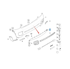 51120404117 thanh phía sau xuống nhóm mồi phù hợp cho BMW mini một r56lci jcw - Product Image 4