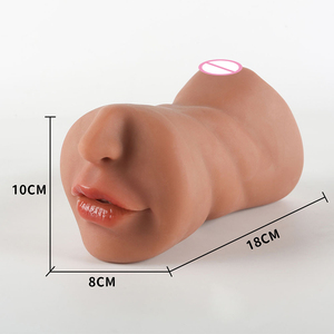 Masturbateur masculin 3 en 1, vagin réaliste, anus serré, 100% imperméable, sensation de toucher réel, TPE souple, léger, pour hommes - Product Image 3
