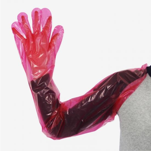 Guante veterinario desechable con guantes largos hasta el brazo para granja - Product Image 3