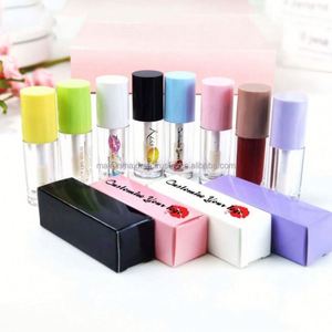 Tube de gloss à lèvres en plastique ABS Maxfree avec logo personnalisé imprimé à l'écran, bouchon à vis de 6,5 ml, diamètre de 13 mm, 31 g, grand applicateur, rouge à lèvres MX56 - Product Image 6