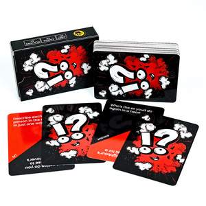 50 Cartas <span class=keywords><strong>de</strong></span> Juego <span class=keywords><strong>de</strong></span> Mesa Personalizables en Inglés, Versión Internacional, Verdadero o Reto, para 10-18 Jugadores, Juegos <span class=keywords><strong>de</strong></span> Mesa para Vino/Fiestas, Adultos - Product Image 1