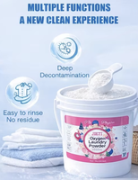 Détergent à lessive en poudre JIETI pour un nettoyage en profondeur, parfum frais longue durée, élimine les taches tenaces, en vrac, échantillons gratuits