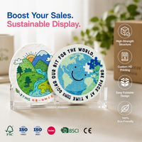 Sous-verres en papier semence écologiques, recyclables, élégants et créatifs, 400g, personnalisables, certifiés, marque-pages