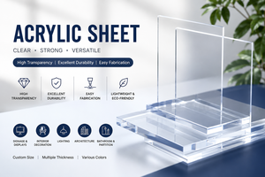 Custom <b>LED</b> Light <b>Diffuser</b> Sheet PMMA Sheet AE-048 Diffuse Transparent Sheet 1.8mm*1220mm*2440mm - Product Image 6