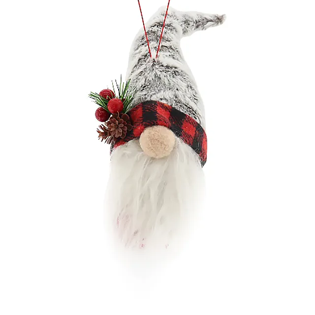 Neue handgemachte 6 "Weihnachten Goblin Puppe Ornament benutzer definierte Größe Polyester und Papier gesichtslose Puppe für Home Party beliebten Stil