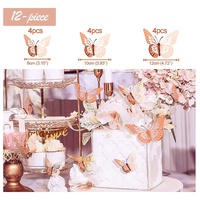 Décorations de fête d'anniversaire pour enfants, ballons en latex rose gold et bleu marine, ensemble de ballons à confettis