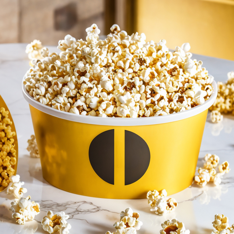 Reusable Popcorn Bucket With Lid Eco