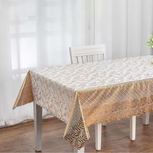 High Quality Various Sizes Eco Friendly <strong>PVC</strong> <strong>Table</strong> <strong>Cloth</strong> Easy to Clean Vinyl Rectangle Plastic Tablecloth - Product Image 1